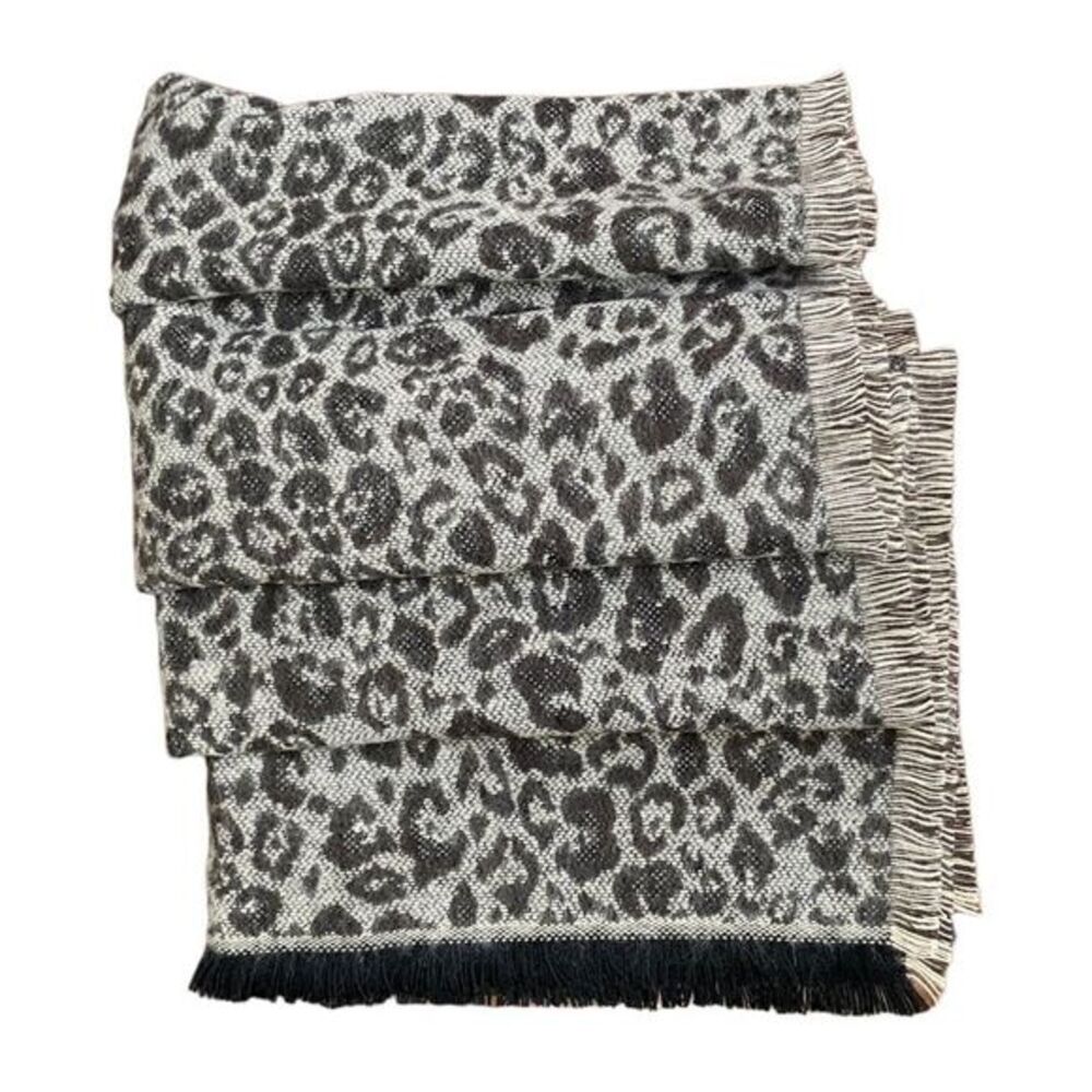 Cheetah Print Reversible wrap‎ shawl scarf